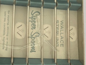 Set of Vintage Wallace Sterling Sipper Spoons