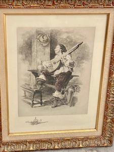 Lovely Framed Vintage Engraving
