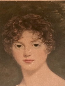 Framed Vintage Portrait Print