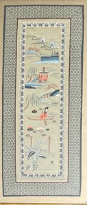 Framed Silk Tapestry