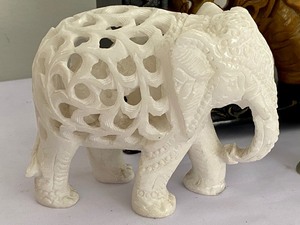 Collection of Decorative Elephant Figurines