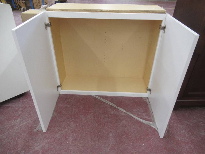 Vesper White Shaker Assembled Plywood 36 in. x 30 in. x 12 in. Wall Kitchen Cabinet with Soft Close Doors.