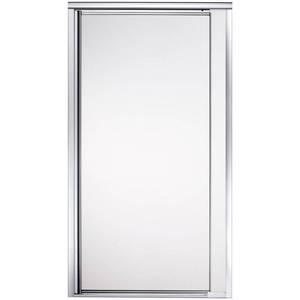 Sterling Vista Point 36 in. x 65-12 in. Framed Pivot Shower Door in Silver with Handle.