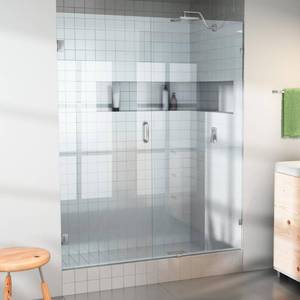 30 in. x 78 in. Frameless Wall Hinged Shower Door in Brushed Nickel - We think this is the correct model, Missing Partshardware.