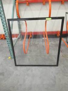 Tempered Glass Panels - Stock Sizes (33-18 x 34-38, Black).