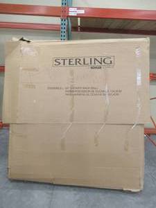 Sterling Ensemble Shower Wall Surround Back Panel (Common 2-in x 1.625-in Actual 72.5-in x 1.625-in x 1.625-in) 72232800-0. - Cracked Bottom Corner.