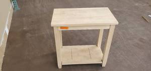 lot 607 image: Solano Unfinished Console Table, OT-6A - Scratch & Dent