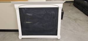 lot 609 image: Chalk Board With White Frame - Scratch & Dent