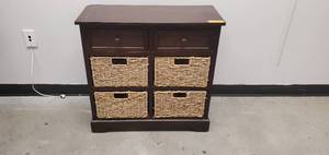 lot 617 image: Safavieh Herman Brown Chest, AMH5702F -Scratch & Dent, Damaged Corner