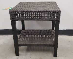 lot 619 image: Fenton Patio Side Table, D9131-TS - Scratch & Dent