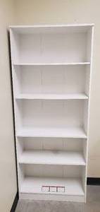 lot 632 image: 5-Shelf Bookcase in White