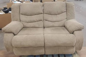lot 639 image: Tulen Reclining Loveseat - Floor Model