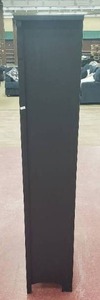 lot 649 image: Bush Furniture Salinas 5 Shelf Bookcase in Vintage Black, SAB132VB-03 - Scratch & Dent
