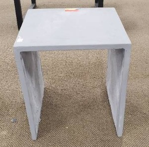 lot 662 image: Project 62 Parson Concrete Patio Accent Table, 009-16-0064 - Cosmetic defects