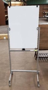 lot 687 image: Lorell Revolving Glass Easel, 52561 - Floor model