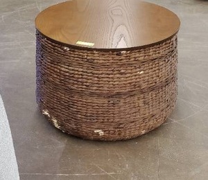 lot 706 image: Kerala Brown Coffee Table, 1944400820 - Floor model, extensive cosmetic damage.