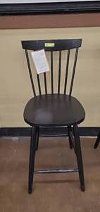 lot 708 image: Eagle Ridge Counter Height Barstool Black - OSP Home Furnishings, Eag26-BLK - Scratch & Dent