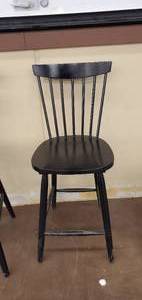 lot 711 image: Eagle Ridge Counter Height Barstool Black - OSP Home Furnishings, Eag26-BLK - Scratch & Dent