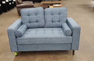 lot 727 image: Thatcher Loveseat in Navy, WK000SLV00NV - Floor model, scratch & dent