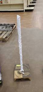 lot 732 image: On-Stage MS7201QTRW Quarter-Turn Round Base Microphone Stand (White), MS7201QTRW