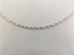 .925 Sterling Silver Singapore Link Necklace
