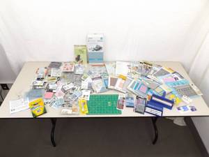 Large Lot of Misc. Paper Crafting Supplies, Dies, Markers, Stamps, etc.