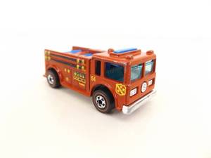 ORIGINAL Hong Kong Made Hot Wheels Redline Fire Eater Fire Truck