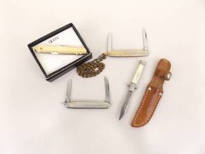 .925 Sterling Silver Pen Knife and Other Collectible Small Knives&nbsp