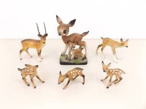 Lot of Vintage Japan Deer, Bambi, etc. Figurines