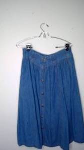 Chaussport Size 12 Denim Skirt