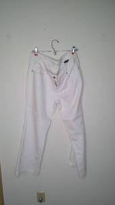 Faded Glory Size 12 White Jeans