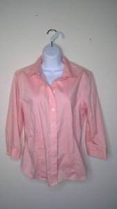 Jones New York Size Large Pink Shirt
