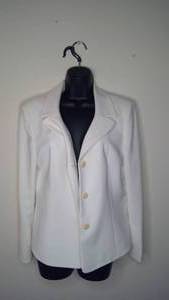 LeSuit Size 12 White Blazer