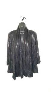 Laura Ashley Size Medium Black Shirt