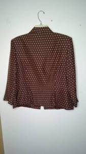 Donna Morgan Size 14 Brown Blazer