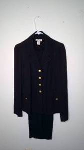 JW Treci Size 18W Black Suit