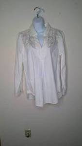 Brandolino Size Medium White Shirt