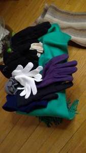 Lot of Winter Mix Matched Gloves & Scaves