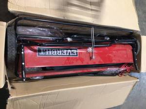 EverBilt 48in Lawn Sweeper in good condition (review all pictures)
