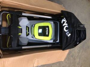 Ryobi 40V 21 Crosscut Push Mower Kit customer returns see pictures