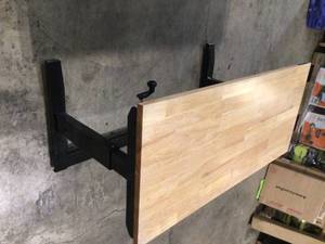 Wood Bench Table 52in (in good condition) review all pictures