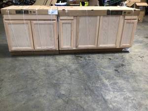 Hampton Bay Unfinished Recessed Panel Stock Assembled Base Kitchen Cabinet (36 in. x 34.5 in. x 34in.)