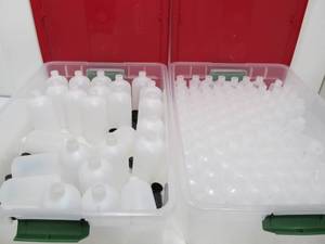 Larger Lot of Small Plastic Bottles