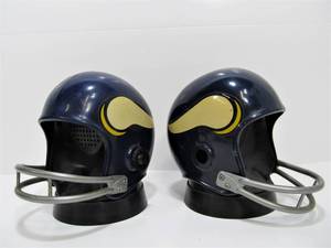 Vintage Early 70s MN VIKINGS Football Helmet Radio &amp Bank