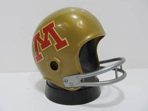 Vintage 1973 MN GOPHERS Football Helmet Bank