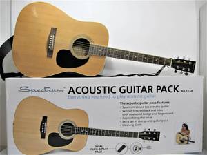 Like-New Spectrum Acoustic Guitar wBox