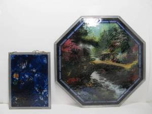 2 Stained Glass Windows Featuring Marc Chagall