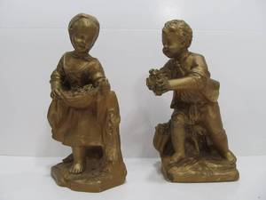 Old Vintage Gilt Figures by Borghese