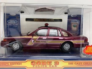 Mint in Box MINNESOTA STATE PATROL Diecast Police Car