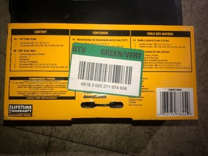 DEWALT 14 in. and 38 in. Drive Socket Set (34-Piece)